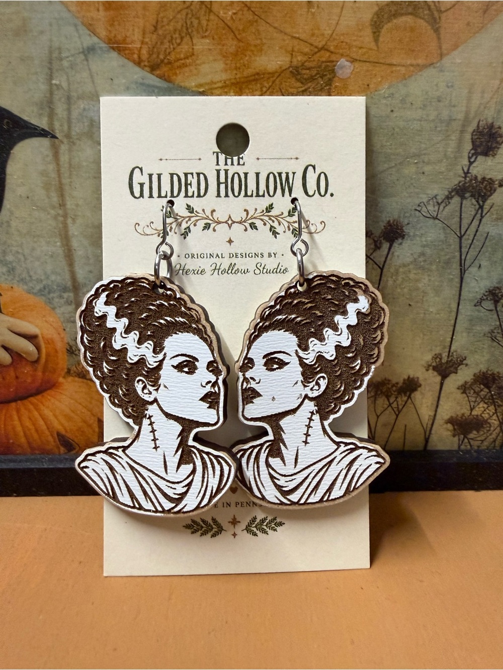 Bride of Frankenstein Earrings